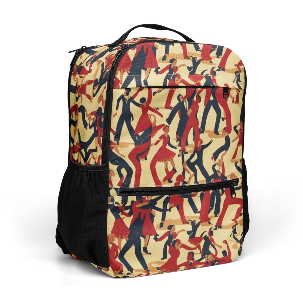 Vermilion Ballroom on Utility Backpack — Right Front