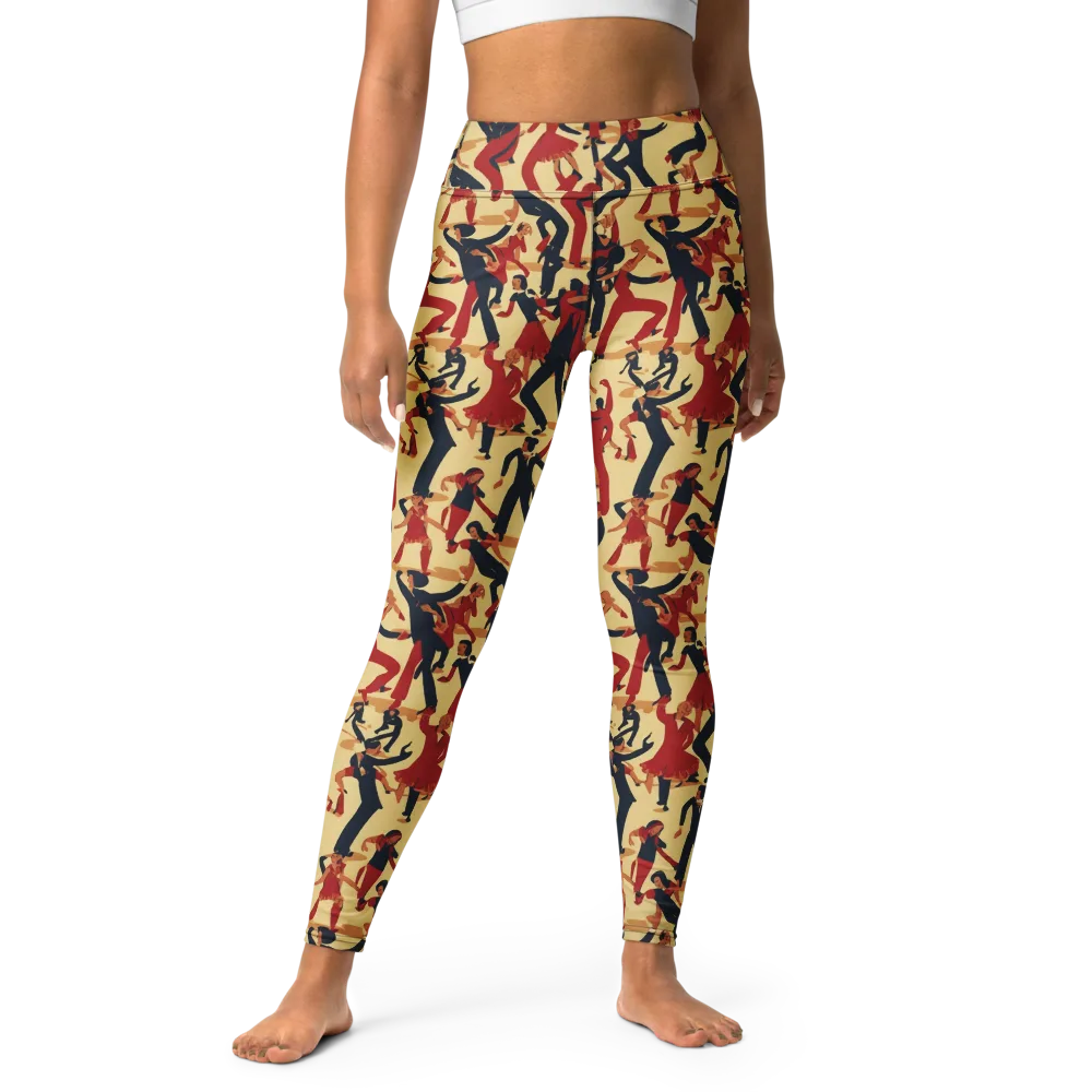 Vermilion Ballroom on Yoga Leggings — Front