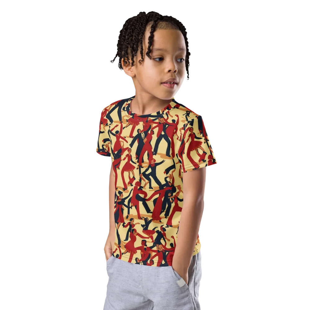 Vermilion Ballroom on Kids Crew Neck T-Shirt — Left Front