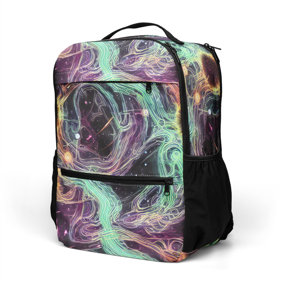 Celestial Vines on Utility Backpack — Left Front
