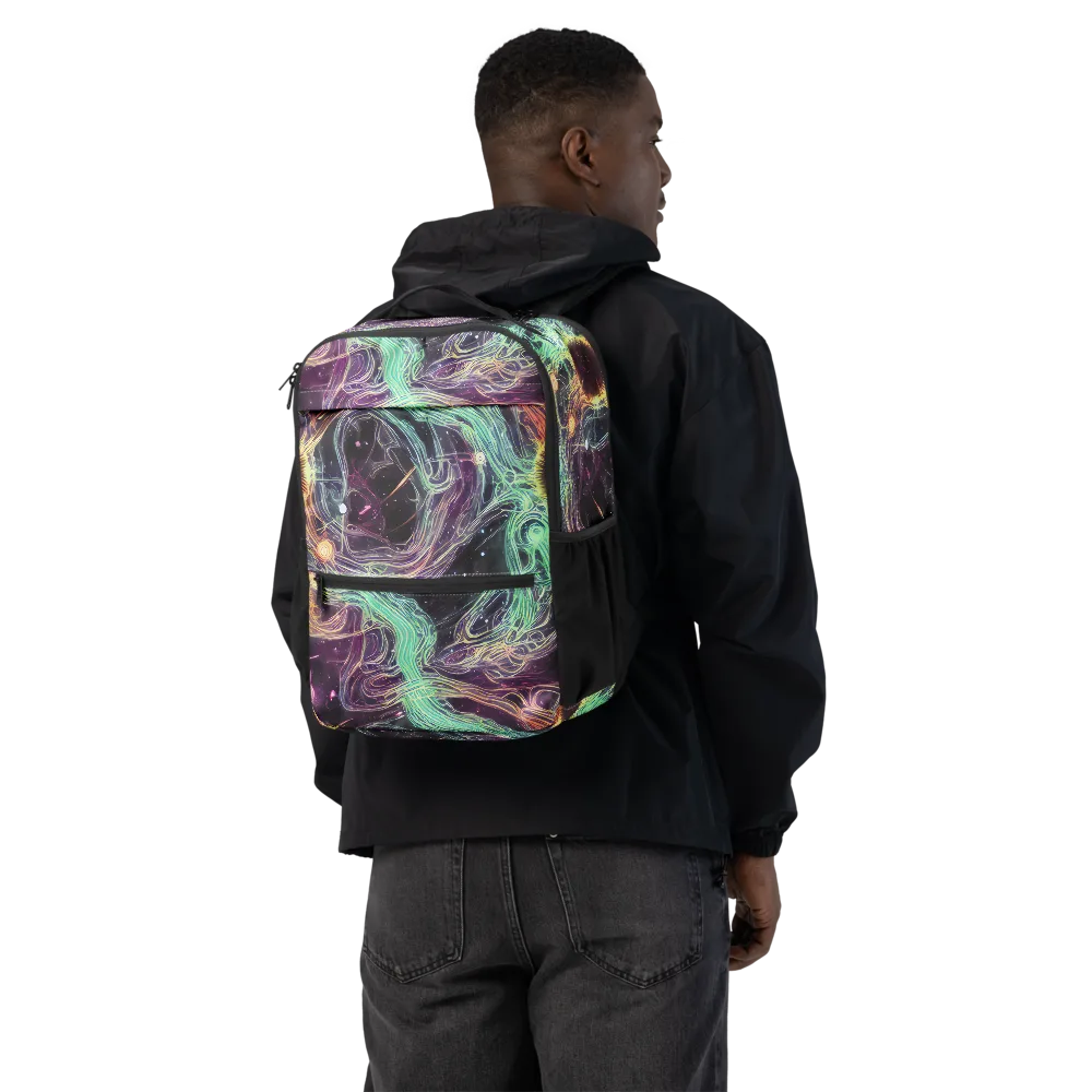 Celestial Vines on Utility Backpack — Back