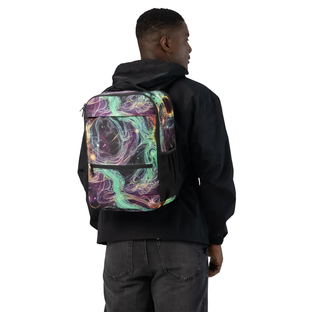 Celestial Vines on Utility Backpack — Back