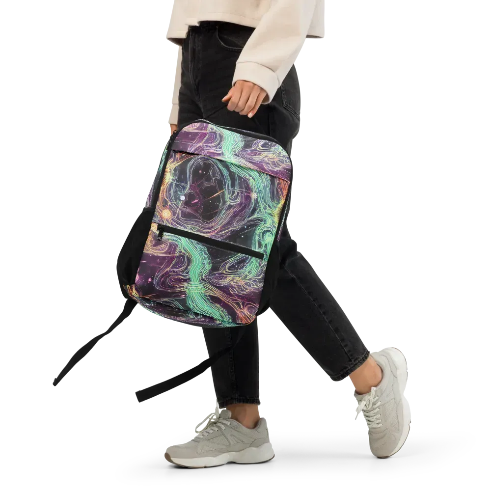 Celestial Vines on Utility Backpack — Front