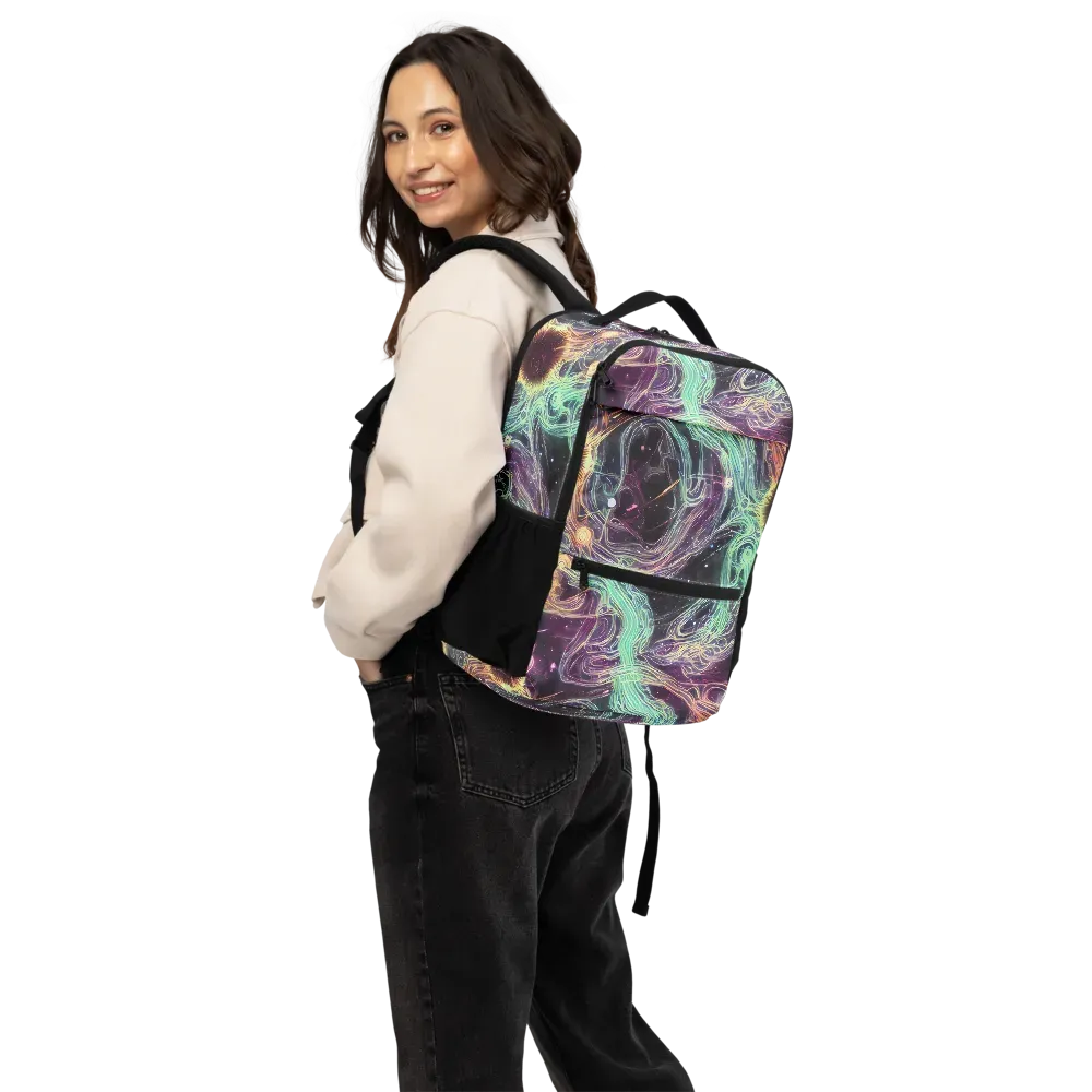 Celestial Vines on Utility Backpack — Back