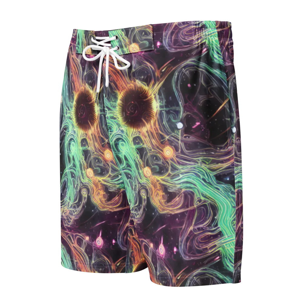 Celestial Vines on Men's Board Shorts — Front