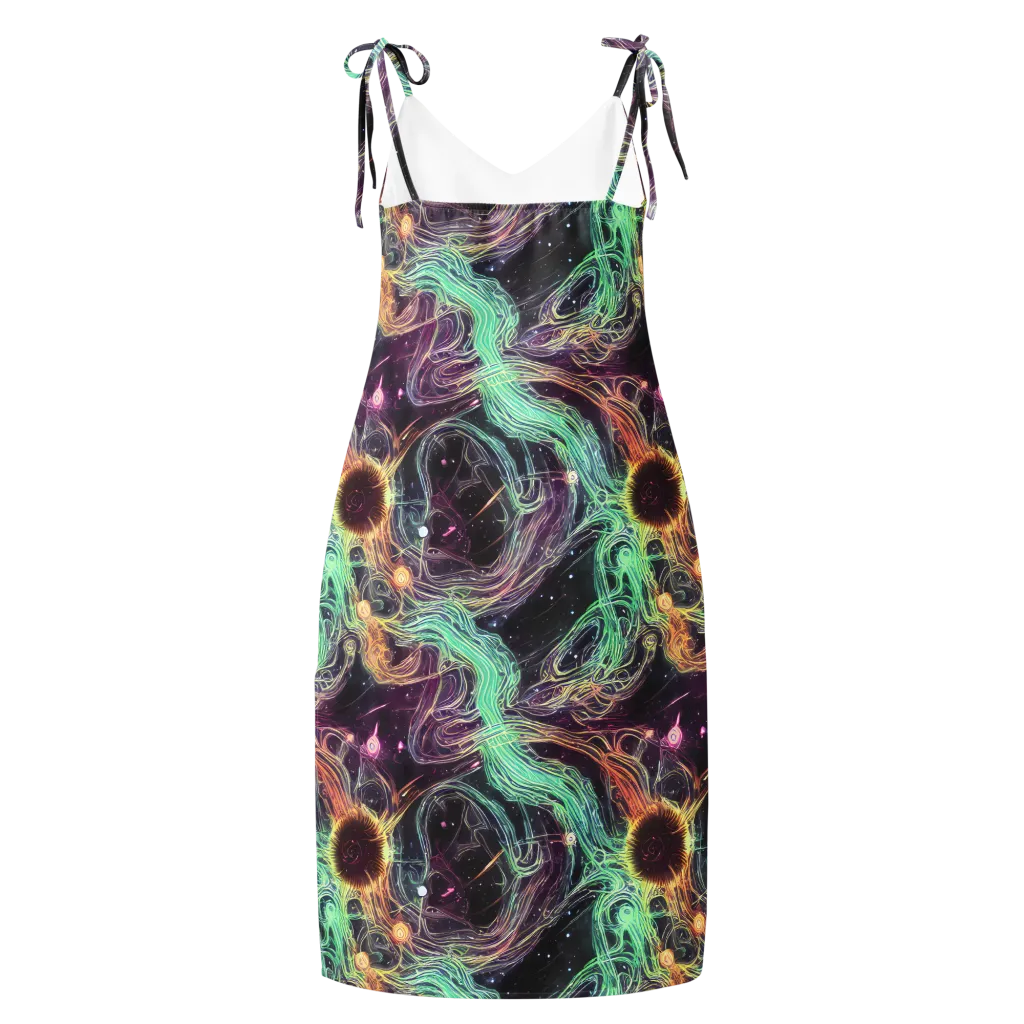 Celestial Vines on Slip Dress — Back
