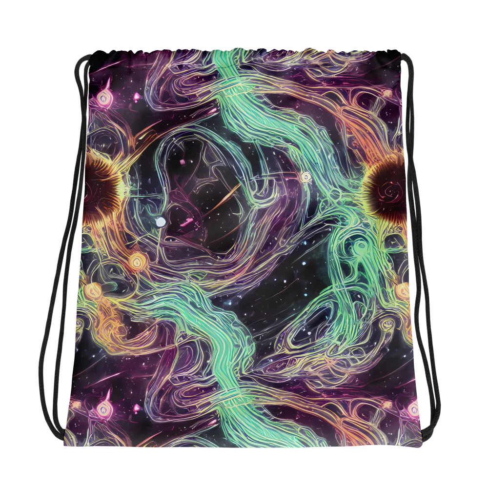 Celestial Vines on Drawstring Bag — Photo