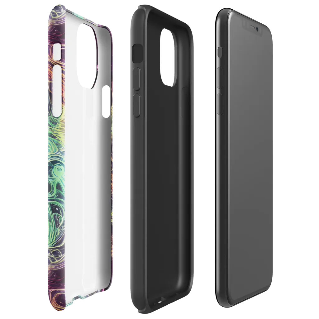 Celestial Vines on Tough Case for iPhone® — Right