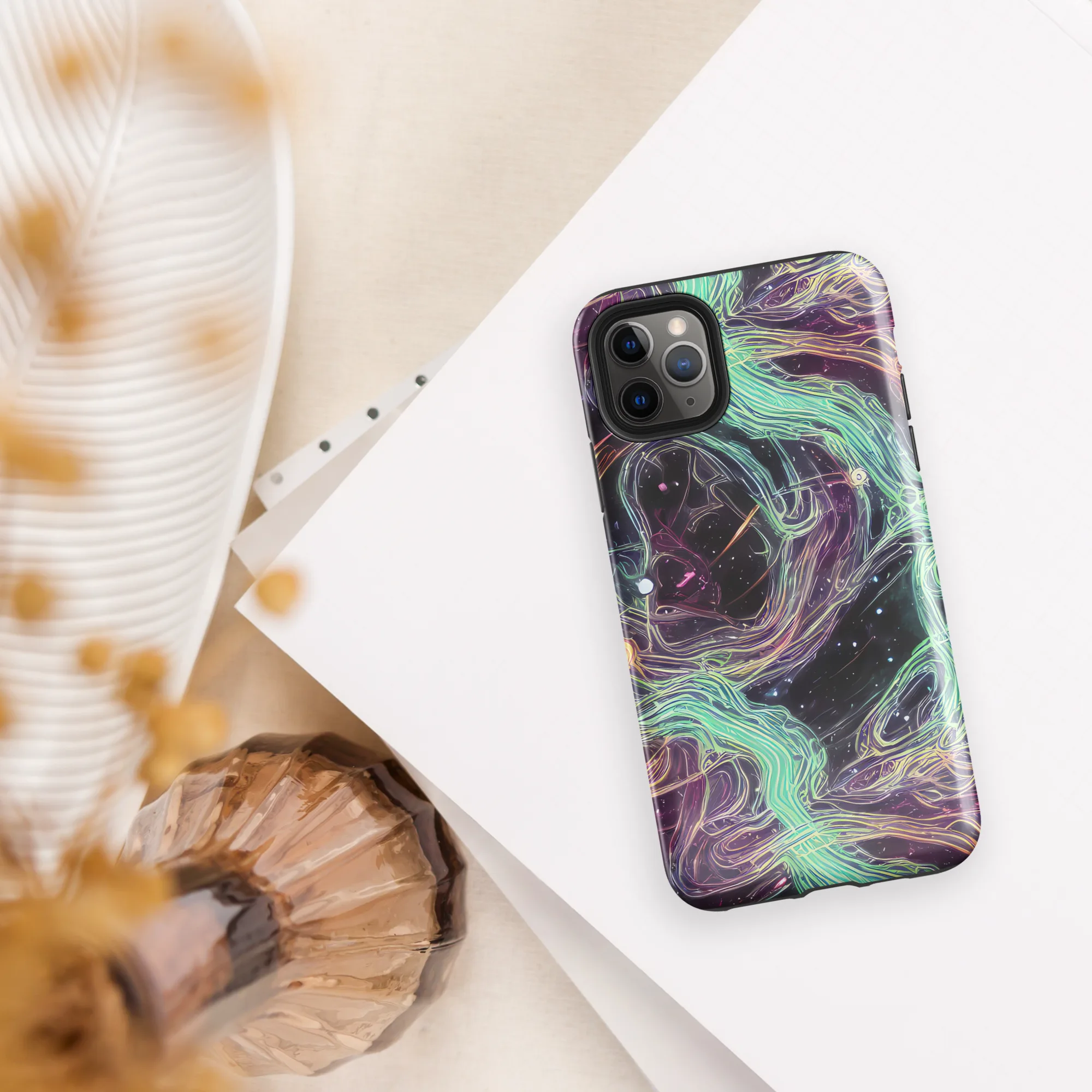 Celestial Vines on Tough Case for iPhone® — Front