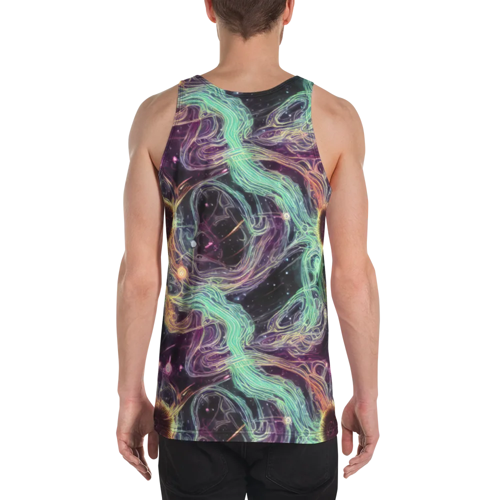 Celestial Vines on Men's Tank Top — Back