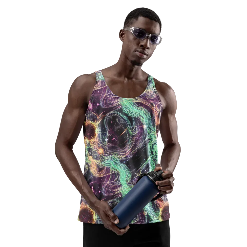 Celestial Vines on Men's Tank Top — Front