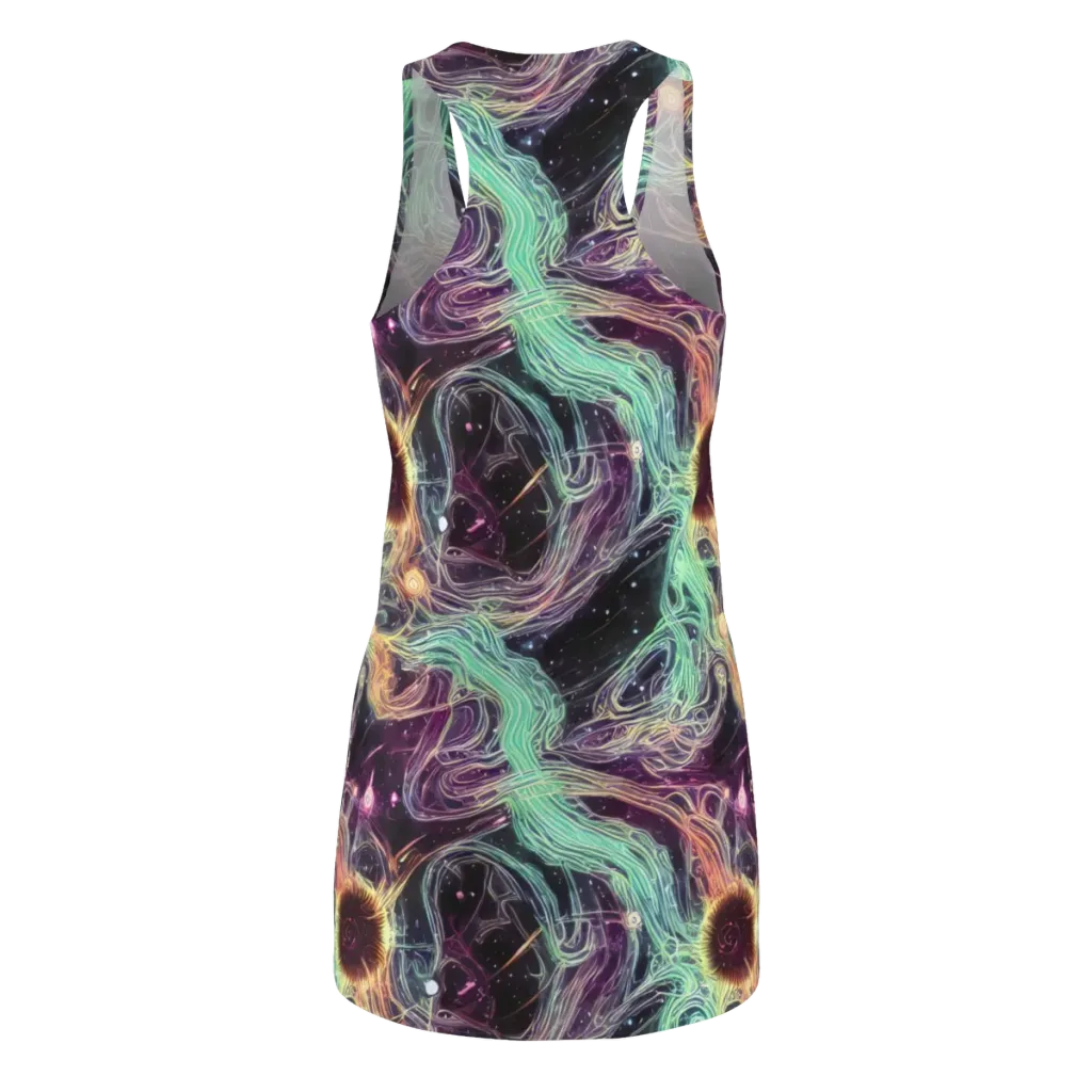 Celestial Vines on Racerback Dress — Back