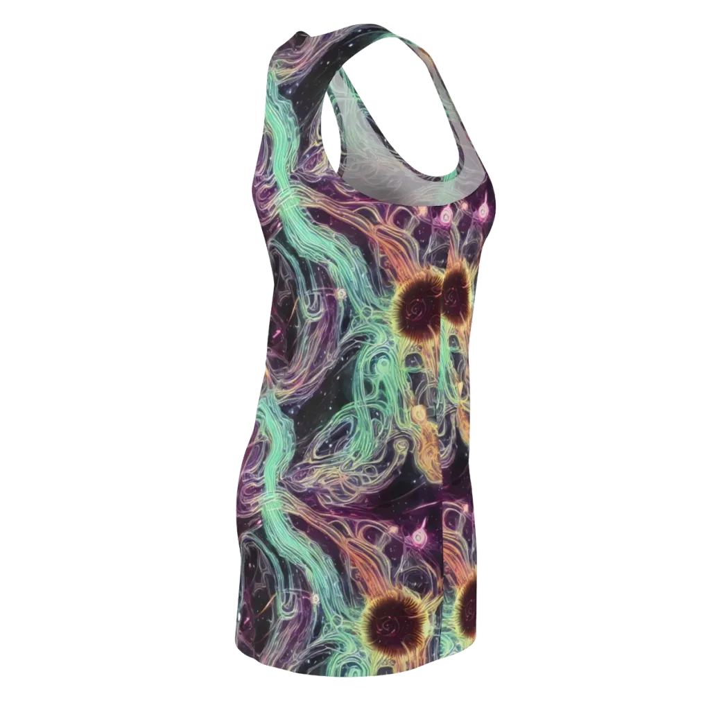 Celestial Vines on Racerback Dress — Back Side