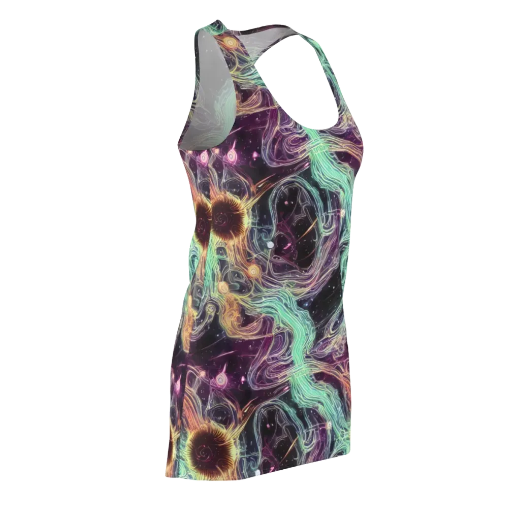 Celestial Vines on Racerback Dress — Front Side
