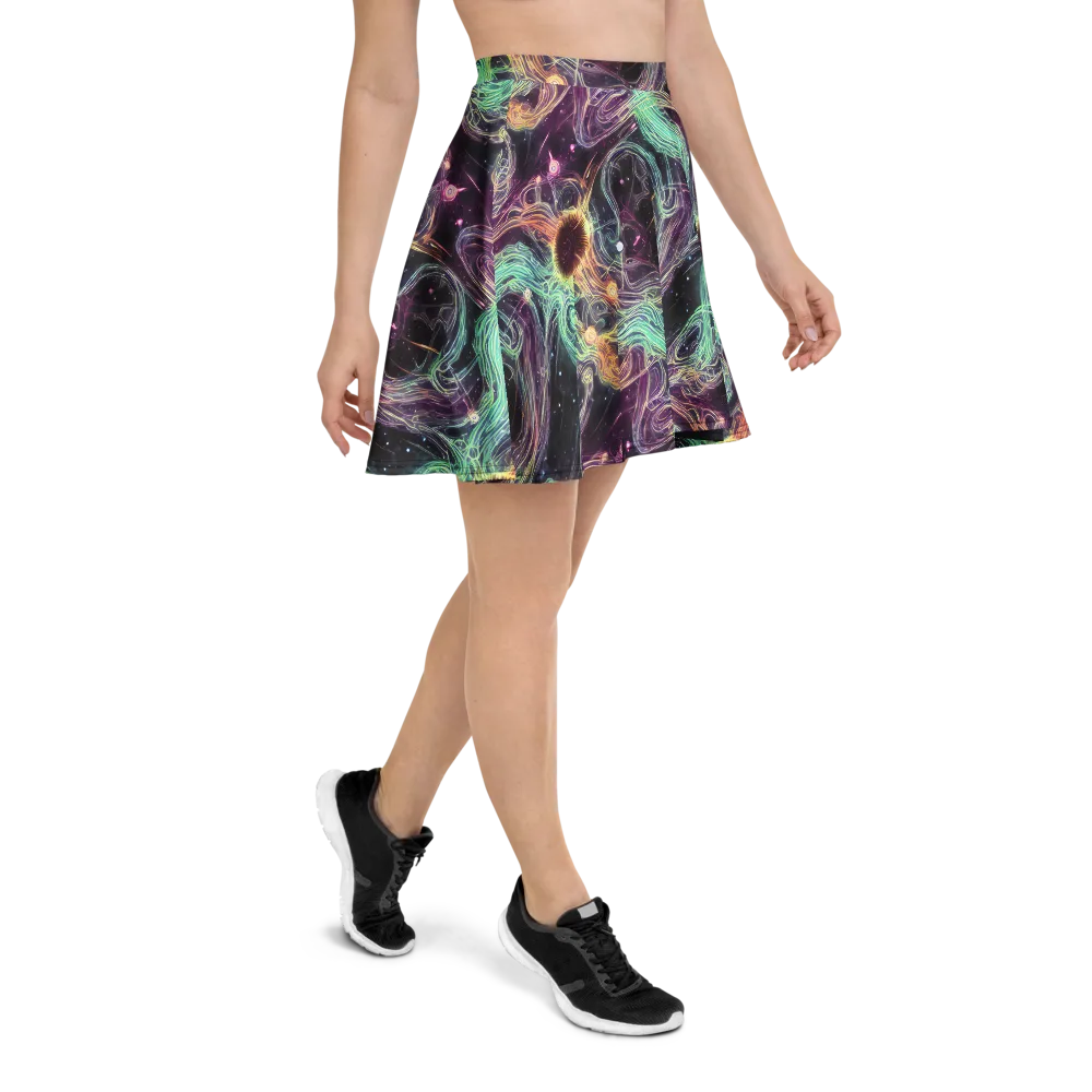 Celestial Vines on Skater Skirt — Right