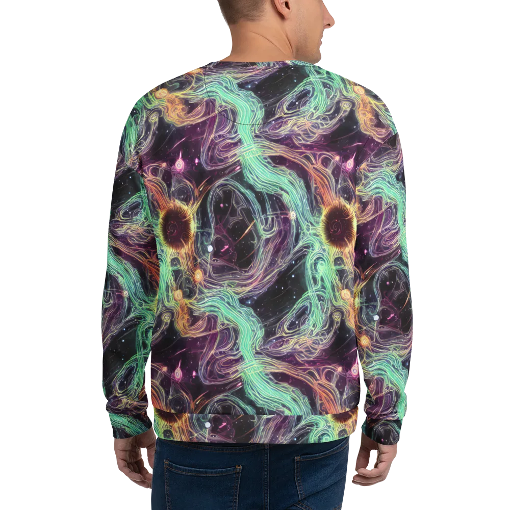 Celestial Vines on Sweatshirt — Back