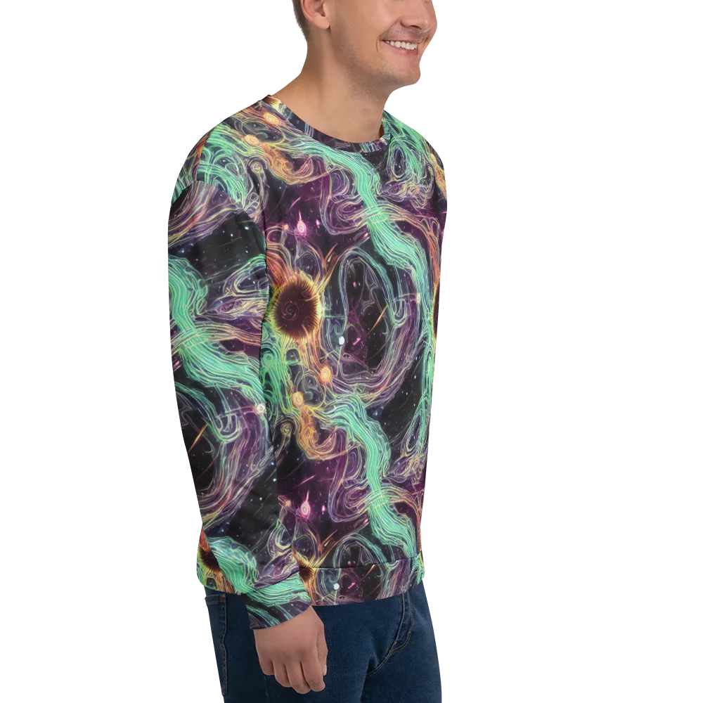 Celestial Vines on Sweatshirt — Right Front
