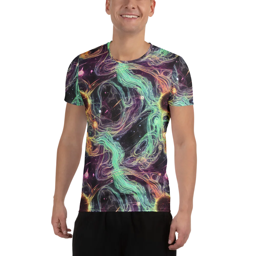 Celestial Vines on Men's Athletic T-Shirt — Front