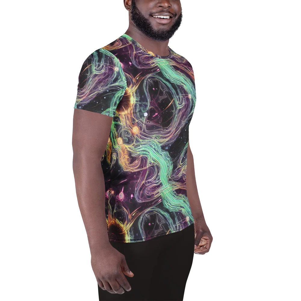 Celestial Vines on Men's Athletic T-Shirt — Right