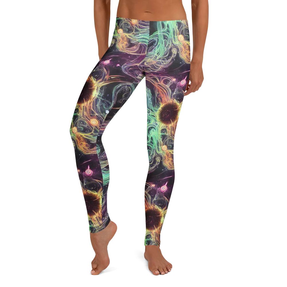 Celestial Vines on Leggings — Front
