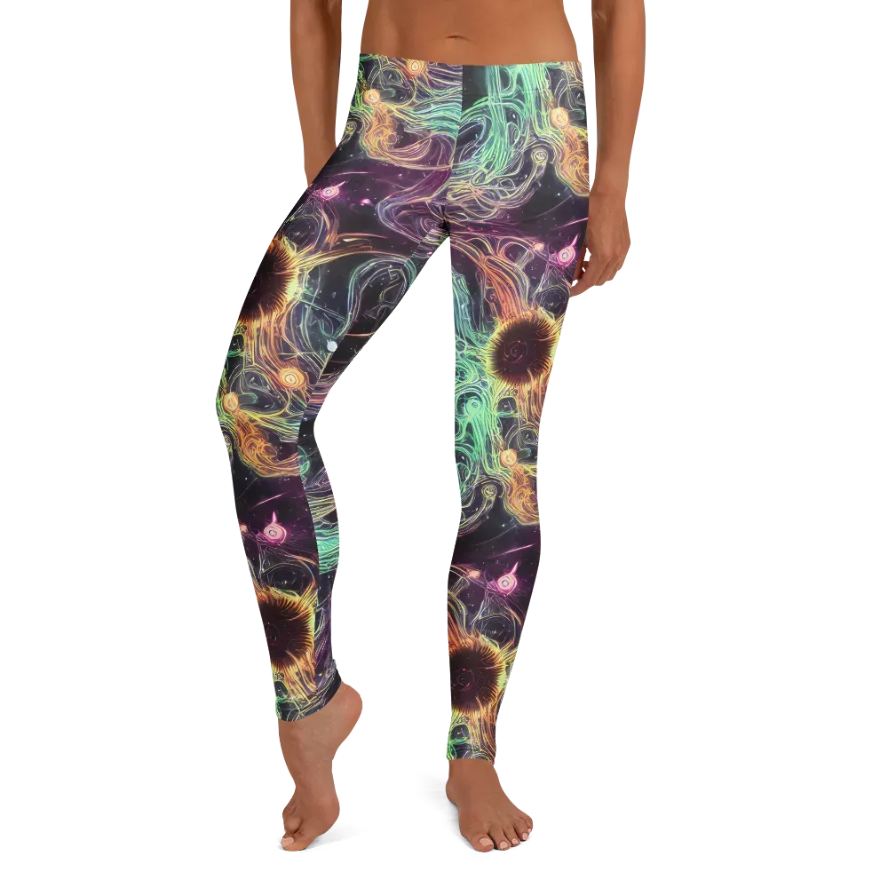 Celestial Vines on Leggings — Front