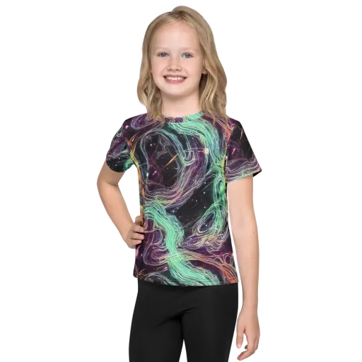 Celestial Vines on a Kids Crew Neck T-Shirt