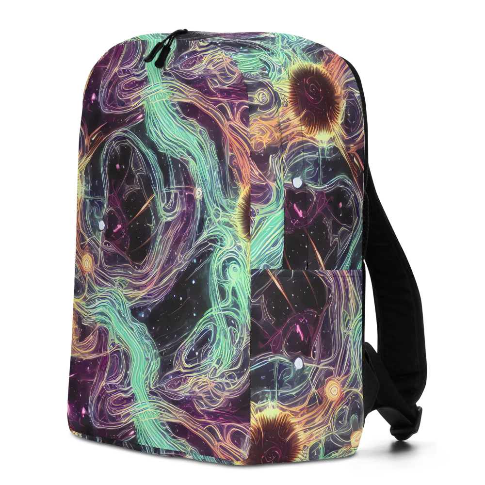 Celestial Vines on Minimalist Backpack — Left