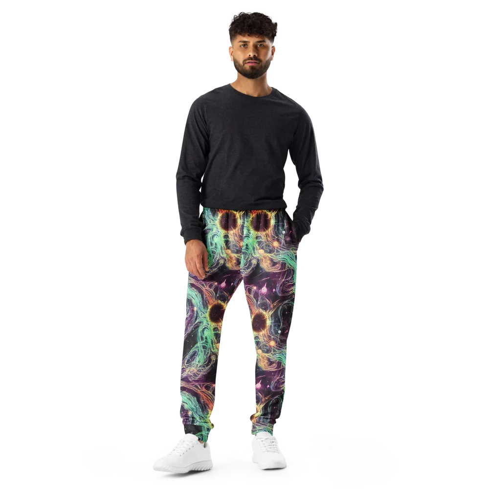 Celestial Vines on Men's Joggers — Front