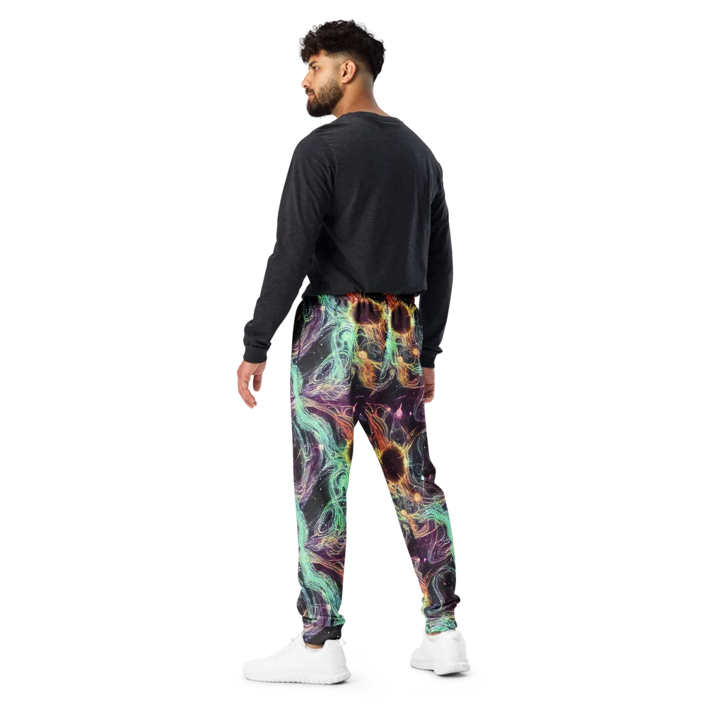 Celestial Vines on Men's Joggers — Back