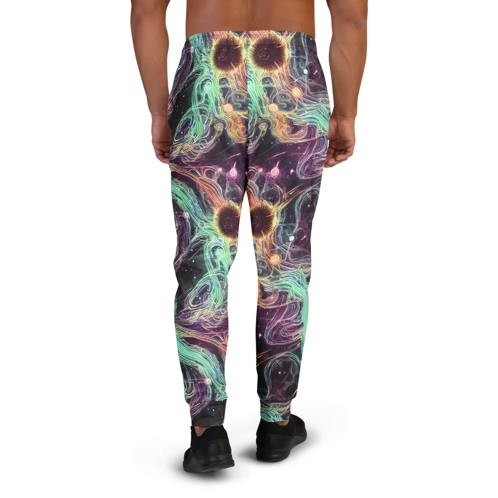 Celestial Vines on Men's Joggers — Back
