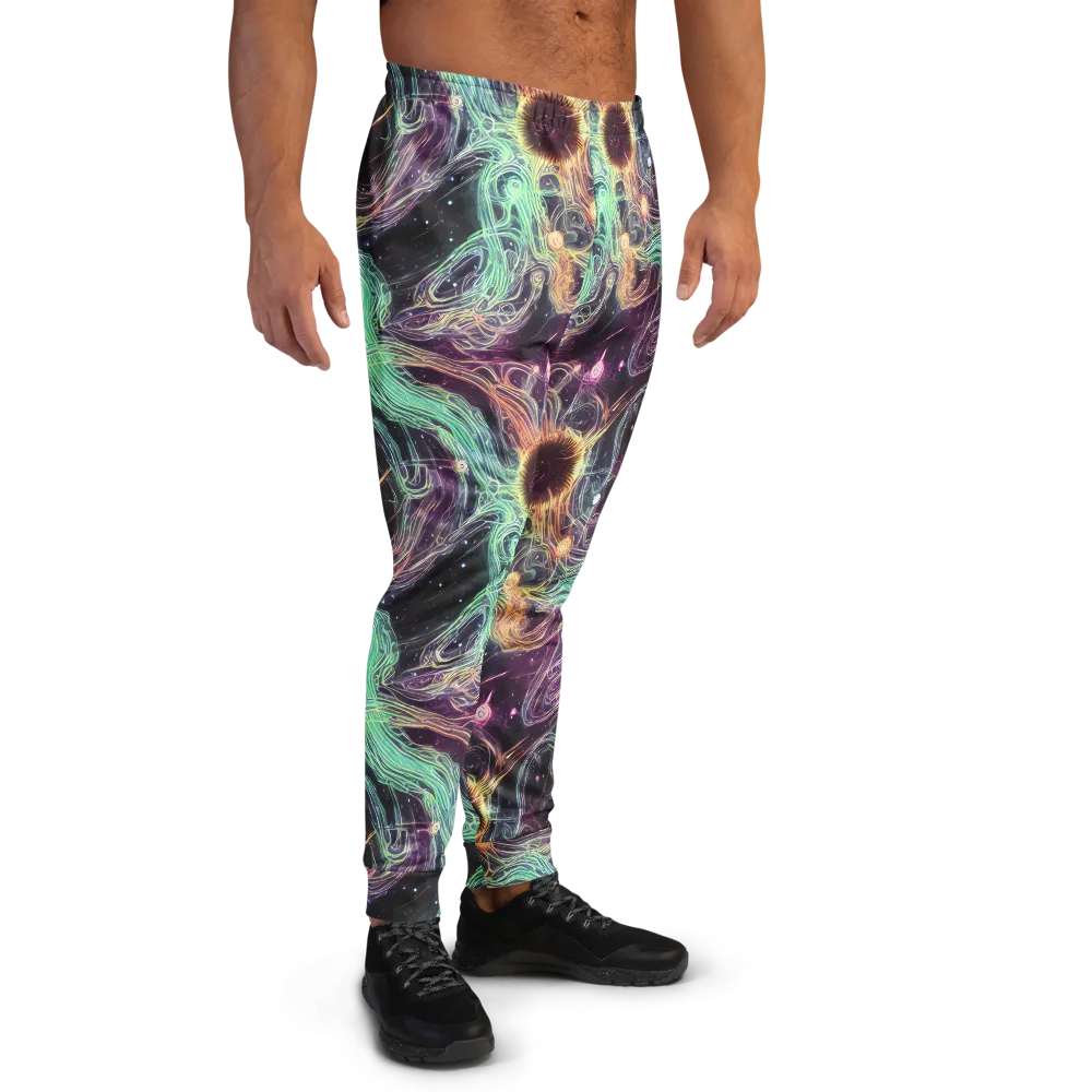 Celestial Vines on Men's Joggers — Right
