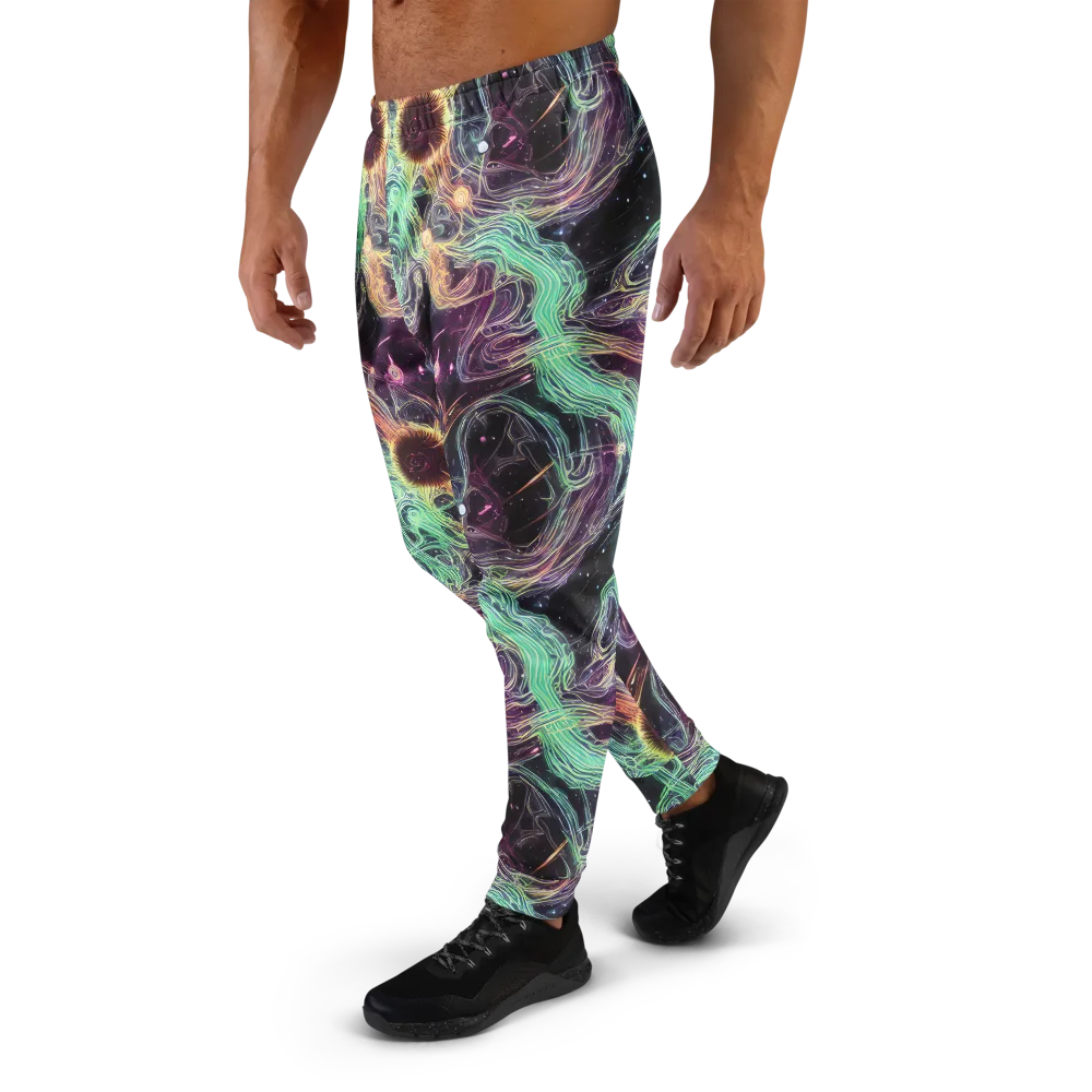 Celestial Vines on Men's Joggers — Left
