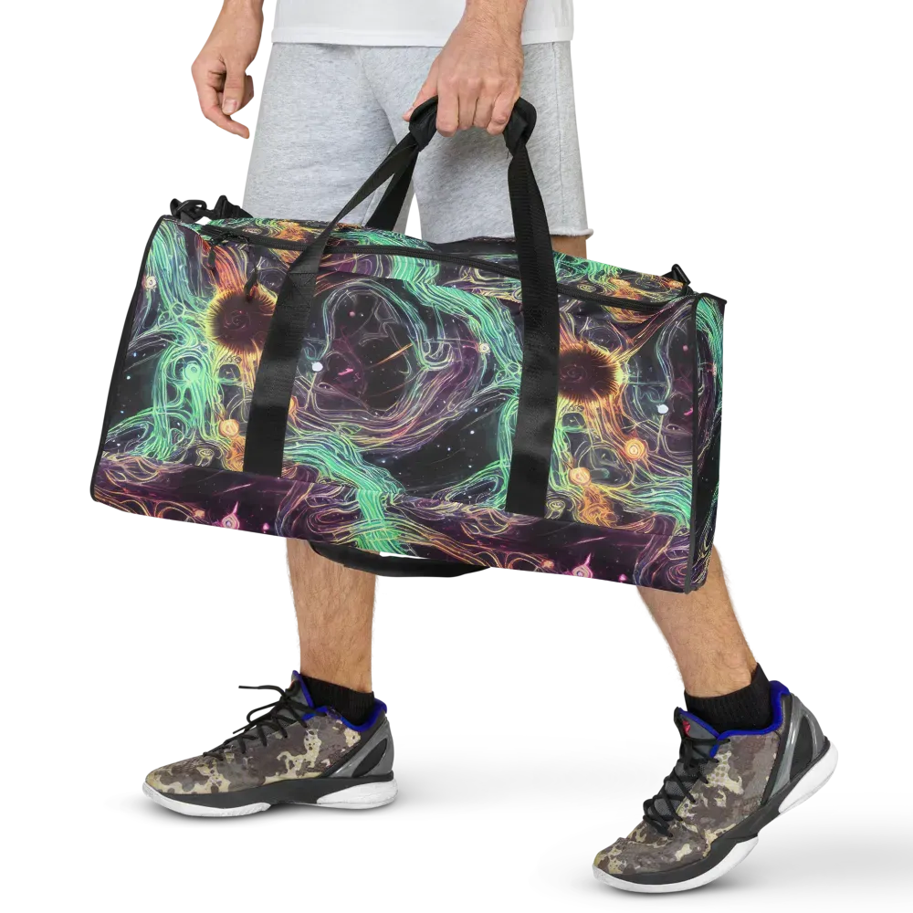 Celestial Vines on Duffle Bag — Front