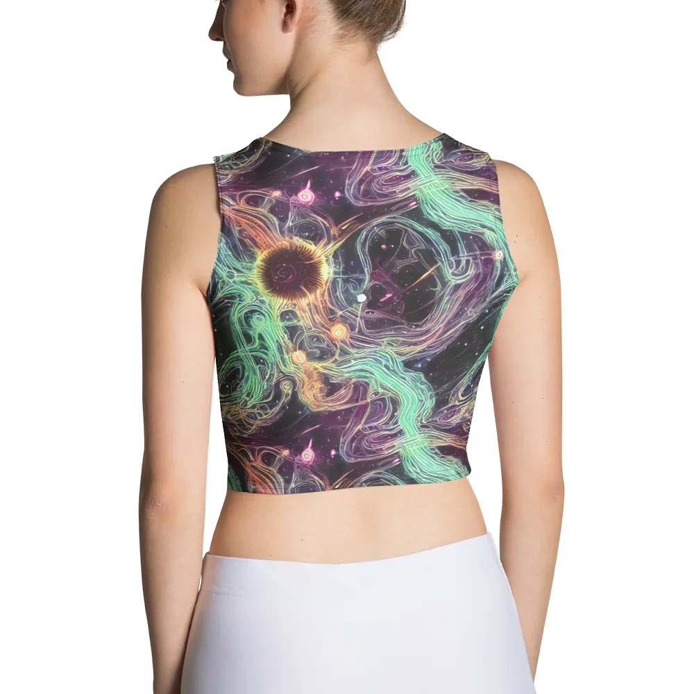 Celestial Vines on Crop Top — Back
