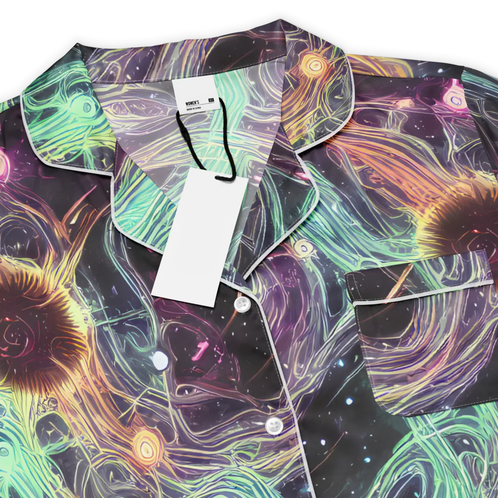 Celestial Vines on Women's Short Sleeve Pajama Top — Product details
