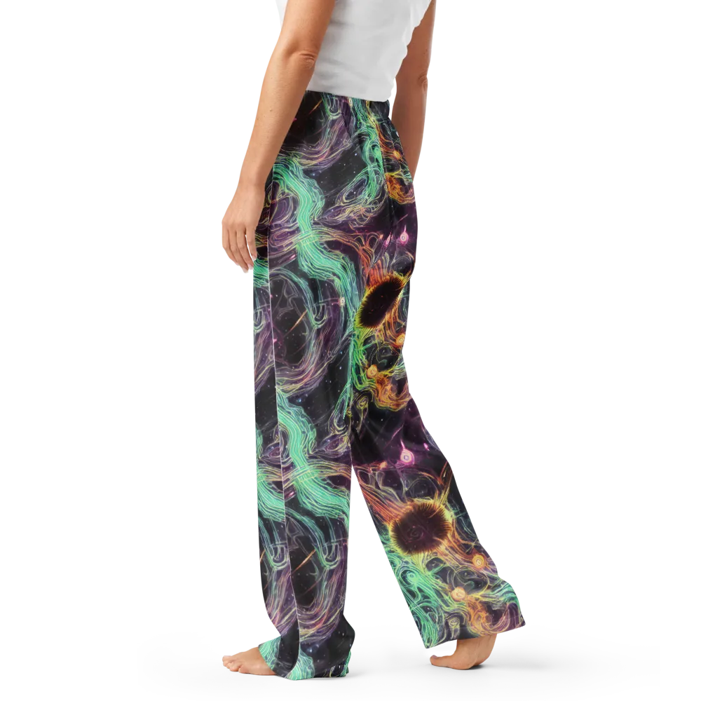 Celestial Vines on Women's Pajama Pants — Left