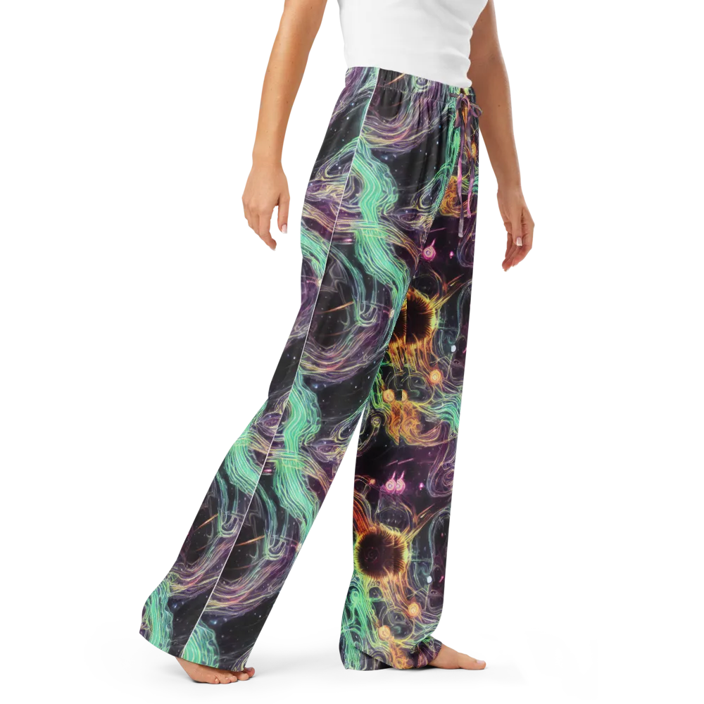 Celestial Vines on Women's Pajama Pants — Right Front