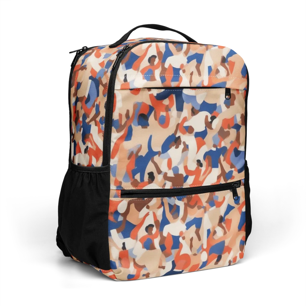 Cobalt Crowd on Utility Backpack — Right Front