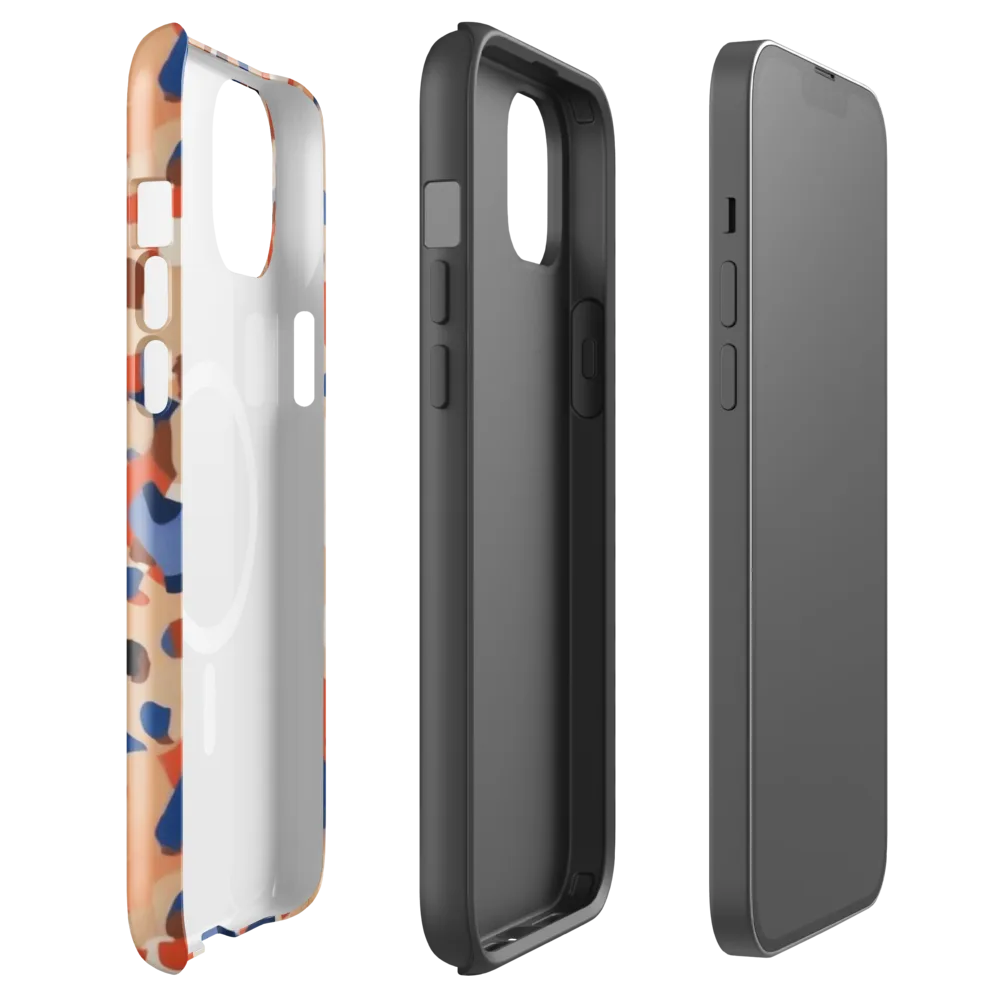 Cobalt Crowd on MagSafe Tough Case for iPhone® — Front