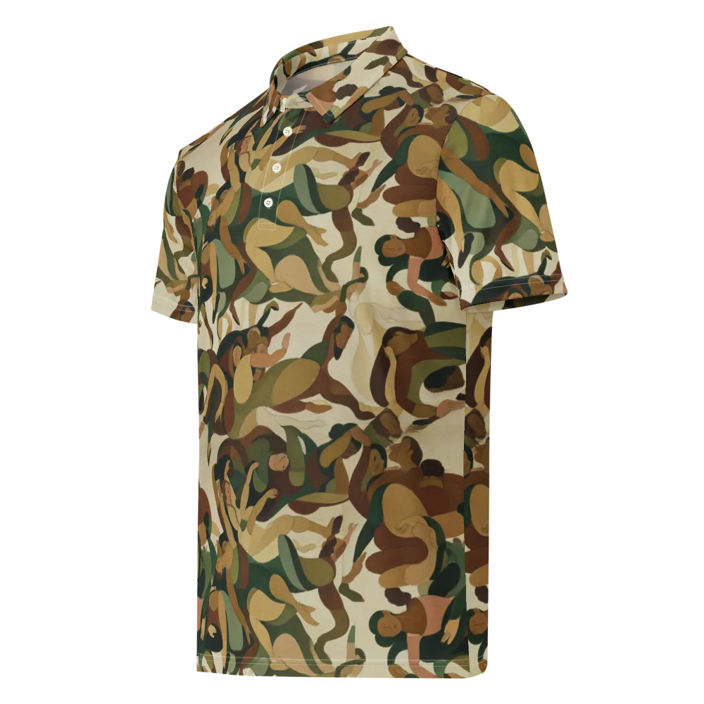 Terpsichore Drift on Men's Slim Fit Polo Shirt — Left Front