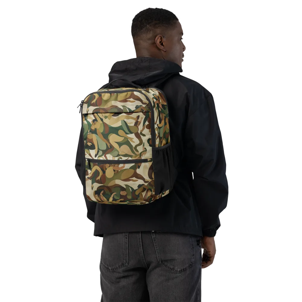 Terpsichore Drift on Utility Backpack — Back