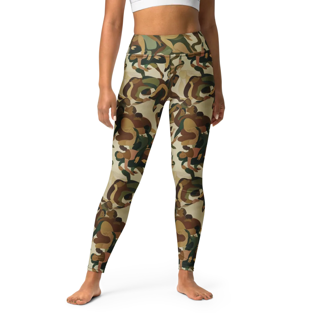 Terpsichore Drift on Yoga Leggings — Front