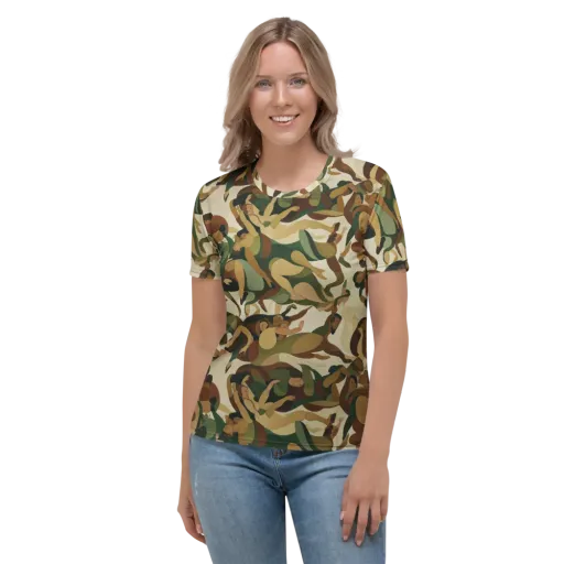 Terpsichore Drift on a Women's Crew Neck T-Shirt