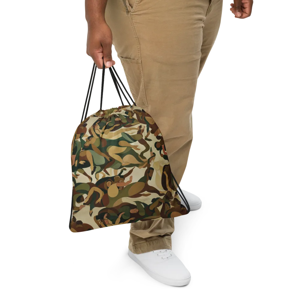 Terpsichore Drift on Drawstring Bag — Front