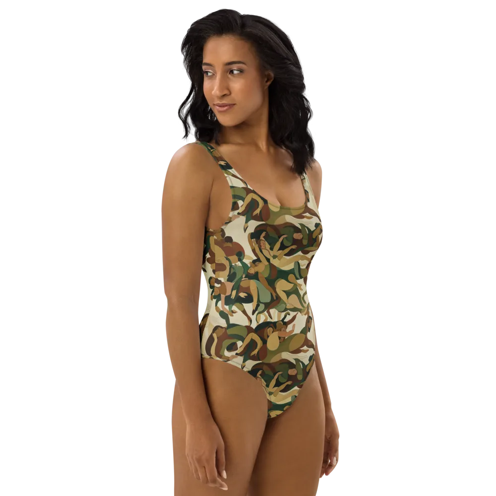 Terpsichore Drift on One-Piece Swimsuit — Right