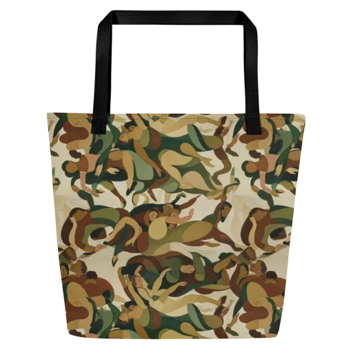 Terpsichore Drift on a Large Tote Bag W/ Pocket