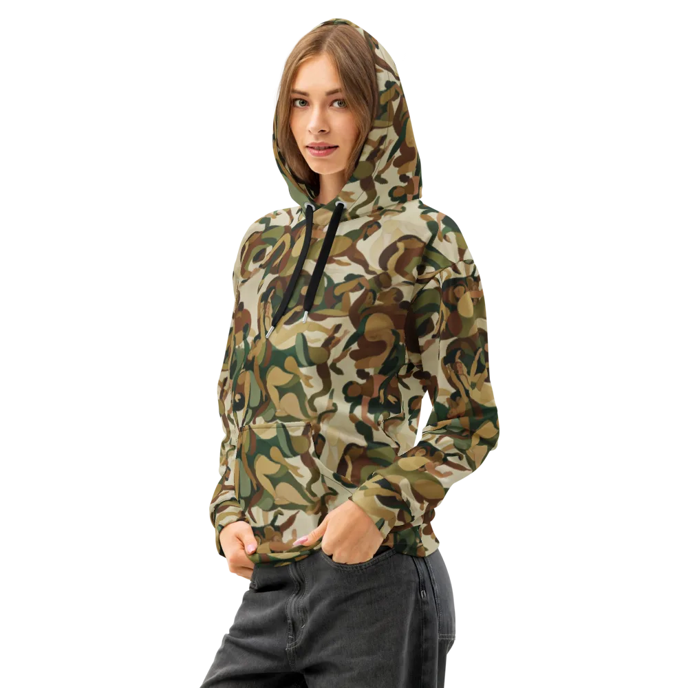 Terpsichore Drift on Cotton Hoodie — Left Front