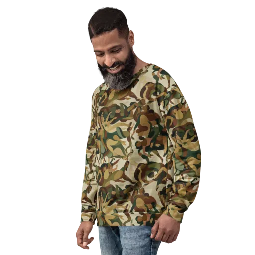 Terpsichore Drift on a Sweatshirt