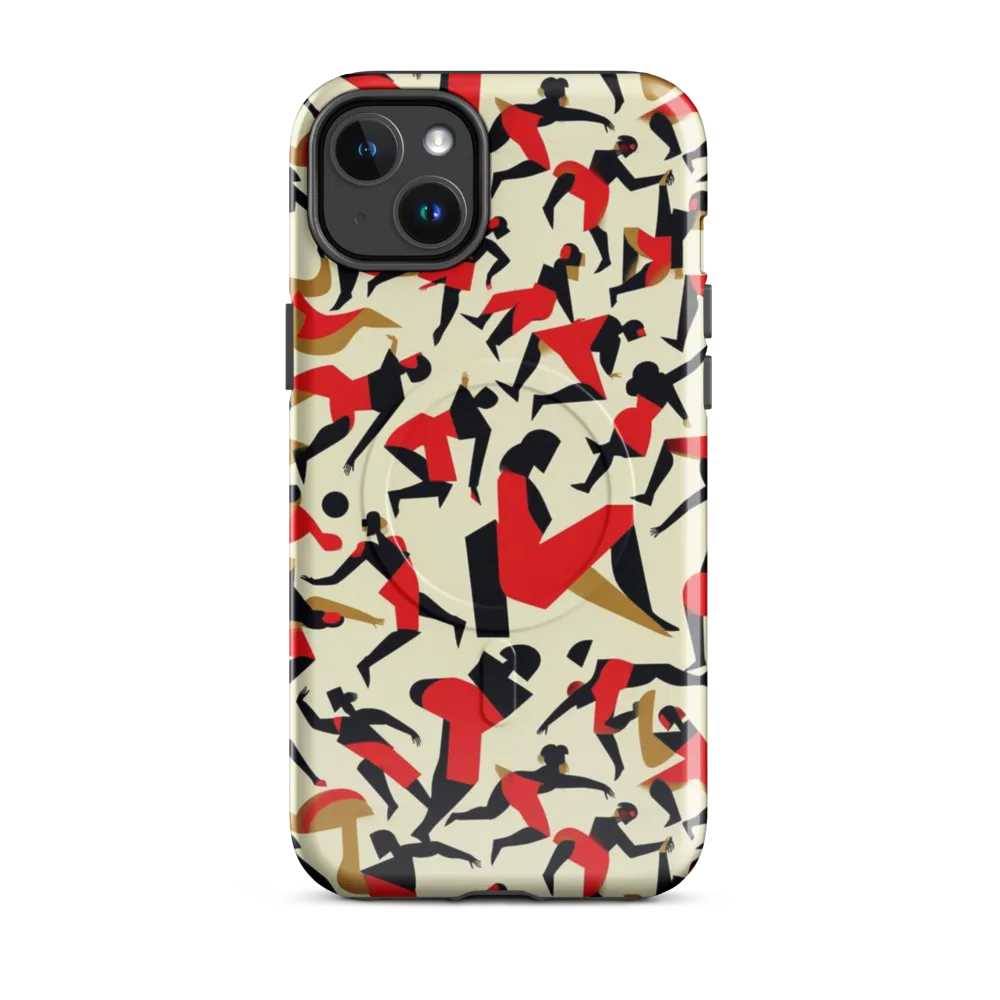 Vermilion Motion on MagSafe Tough Case for iPhone® — Front