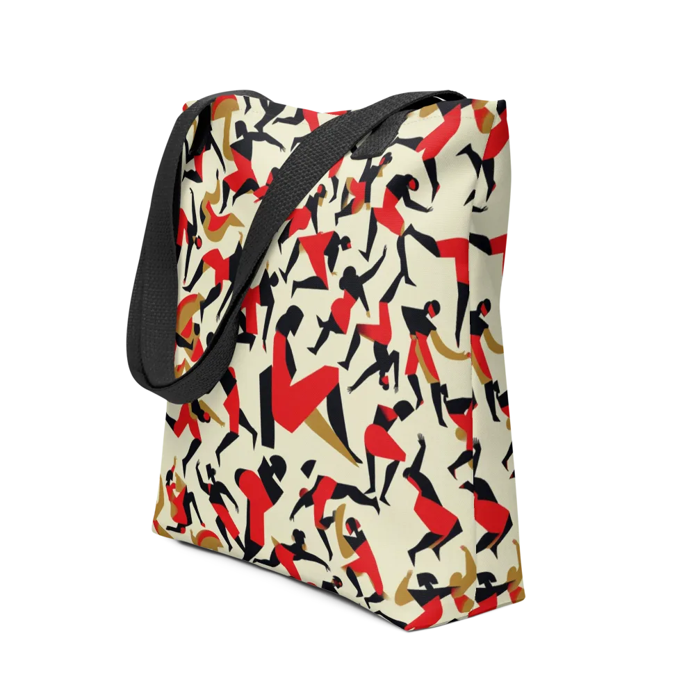 Vermilion Motion on Tote Bag — Front